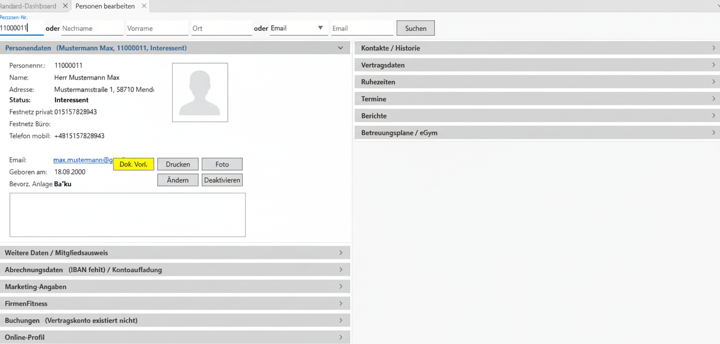 TIM Mitgliederverwaltung